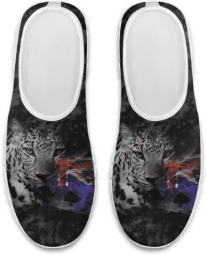 Men's Fashion Sneakers Slip On Walking Loafers Travel ShoesWhite Sole