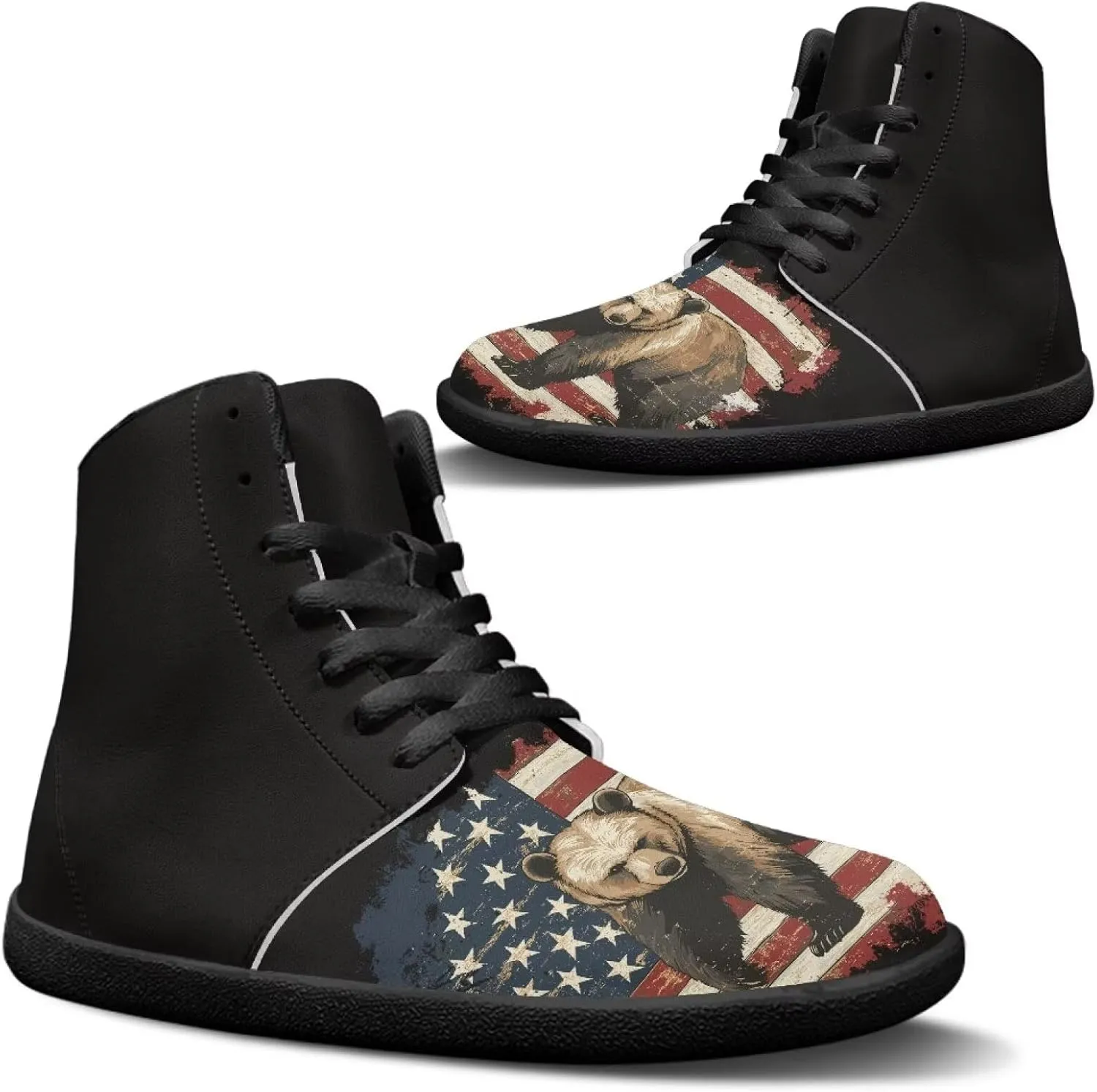 Men's Minimalist Barefoot Shoes | Wide Wide Toe Box Fashion Sneaker | Zero Drop Workout Walking Hiking Running Tennis Sneaker US 5-14