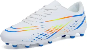 Men's Soccer Cleats Outdoor Indoor AG/FG/TF Professional Football Shoes Low-Top Non-Slip Lightweight Breathable Youth Boys Athletic Training Sneakers