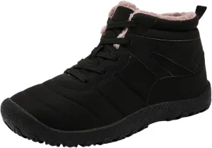 Mens Work Boots Wide Width Hiking Sneakers Shoes with Hook Loop Women's Working Shoes Slip On Waterproof Outdoor Shoes Lightweight Hike Grounded Footwear