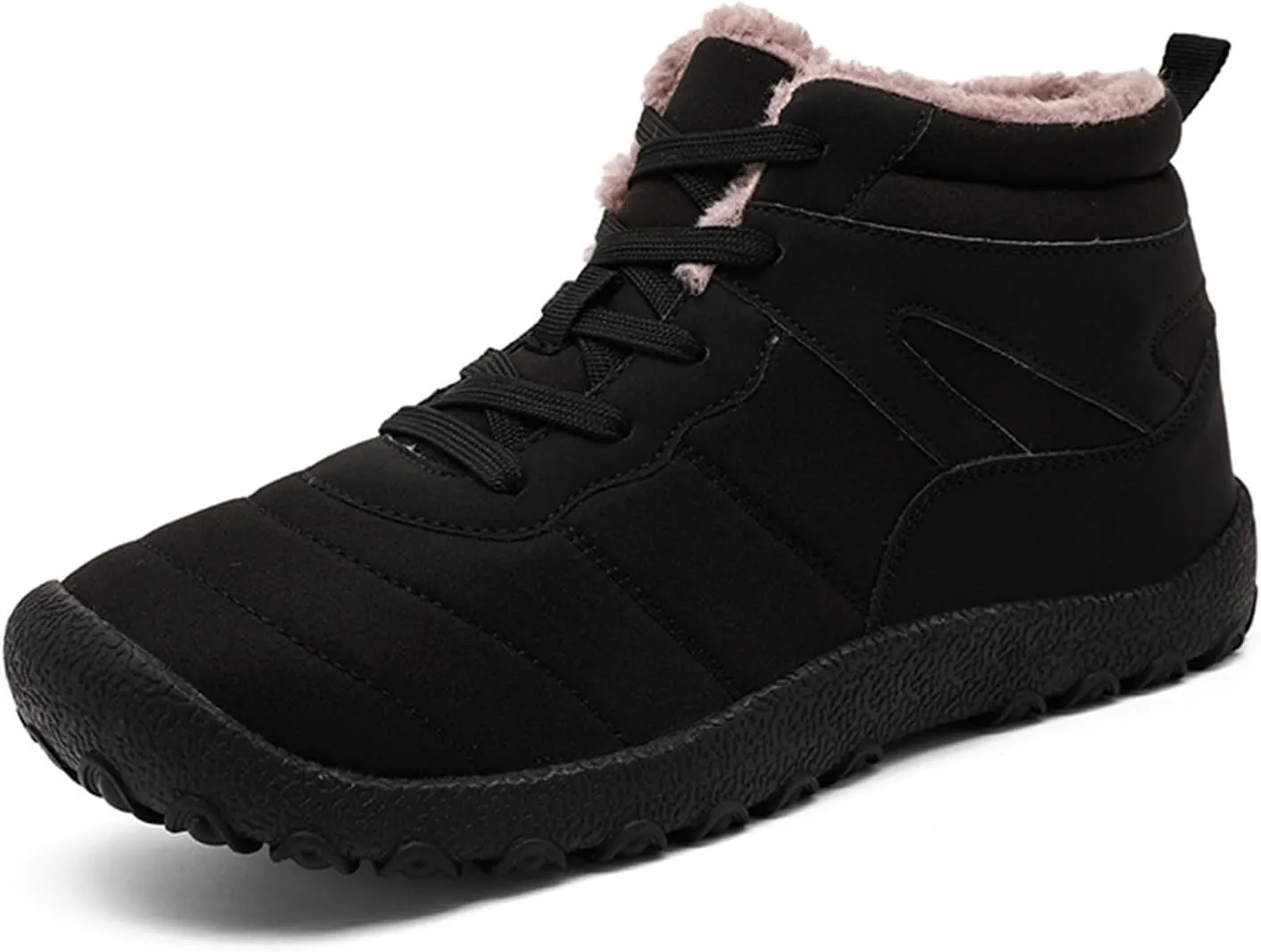 Mens Work Boots Wide Width Hiking Sneakers Shoes with Hook Loop Women's Working Shoes Slip On Waterproof Outdoor Shoes Lightweight Hike Grounded Footwear