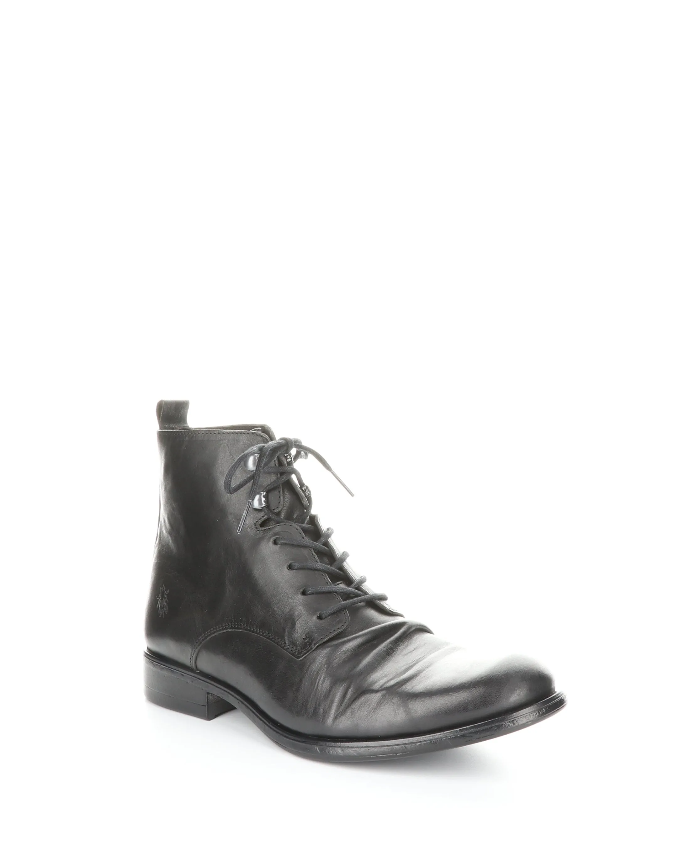 MYKE660FLY Black Round Toe Boots