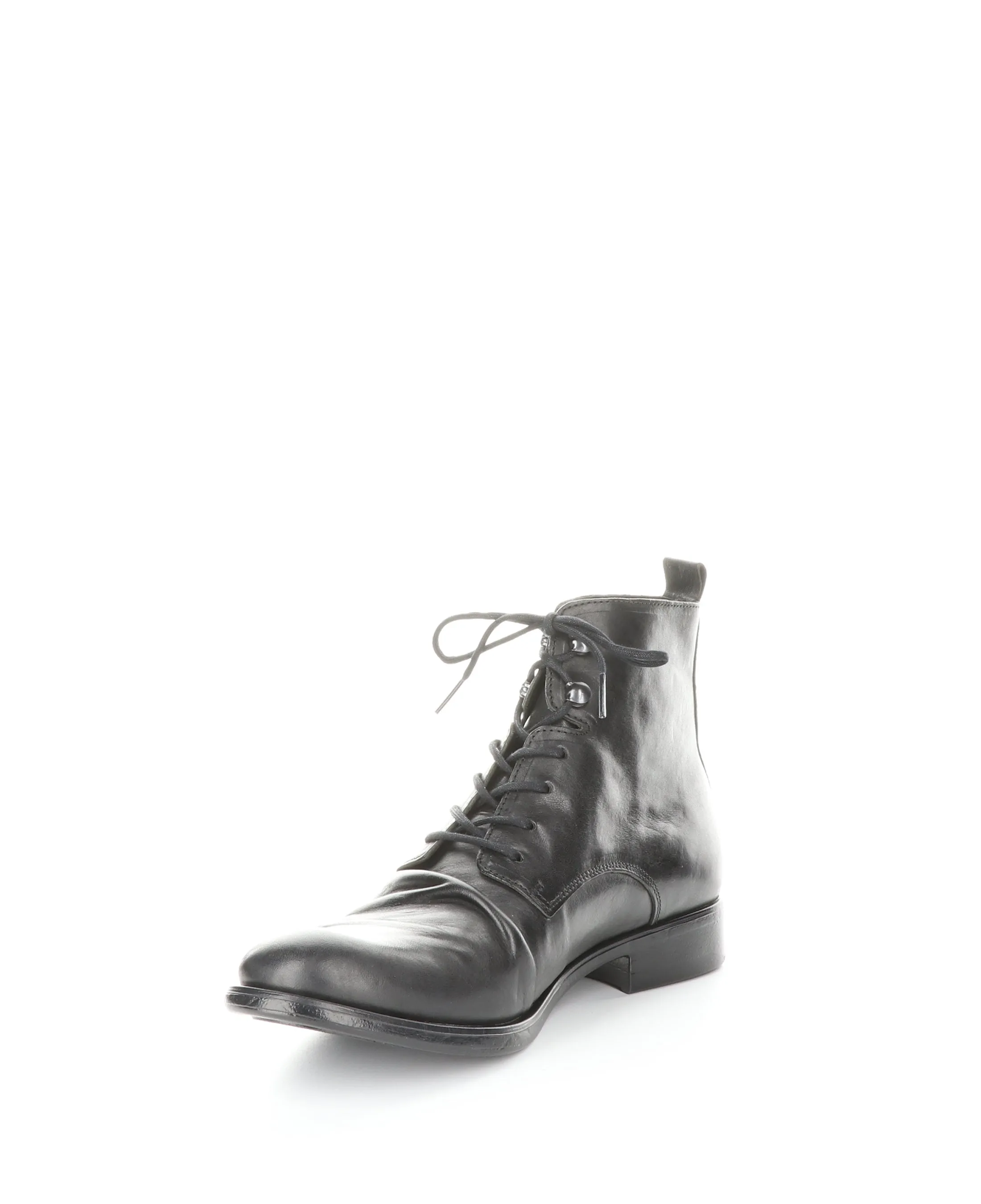 MYKE660FLY Black Round Toe Boots