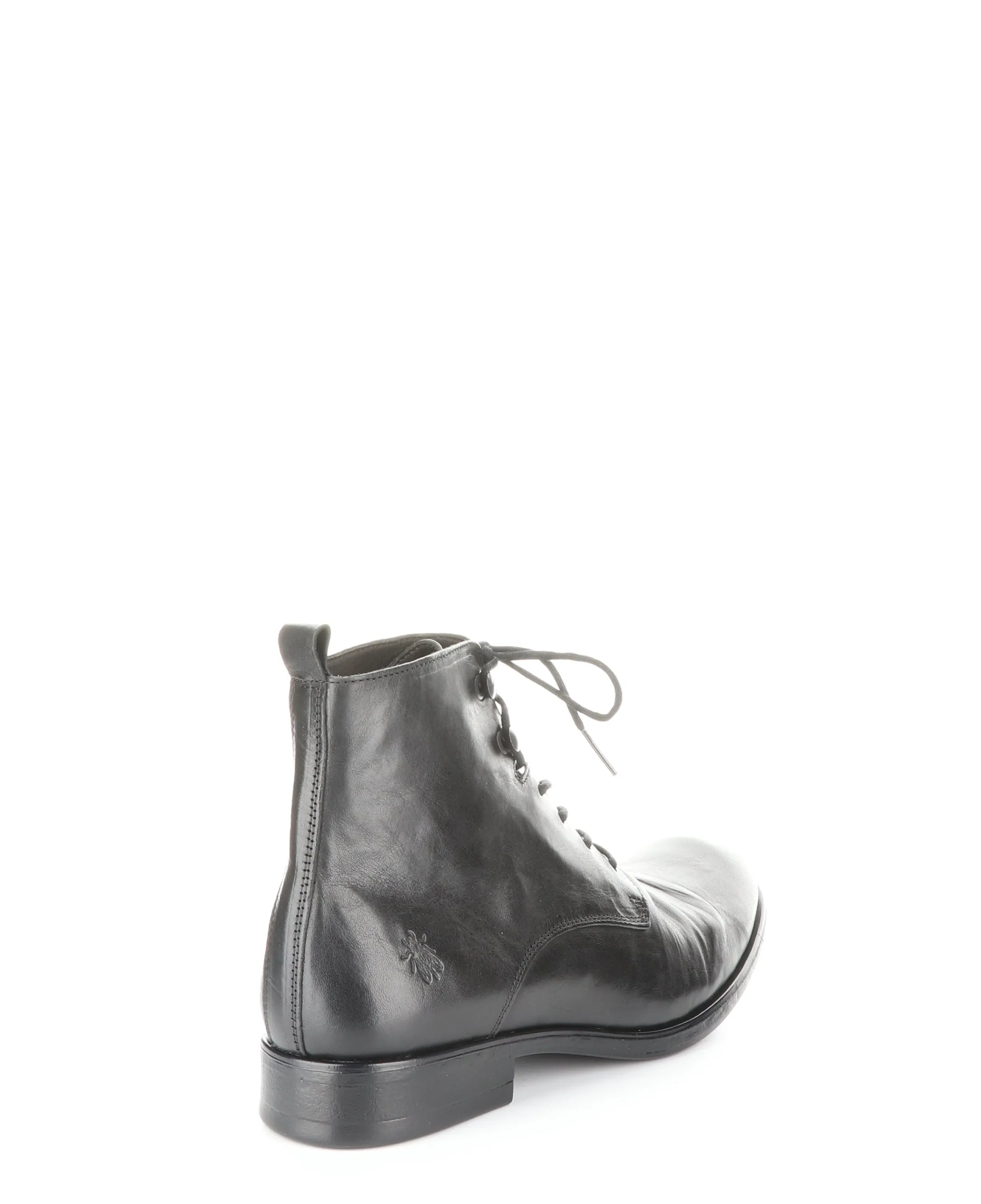 MYKE660FLY Black Round Toe Boots