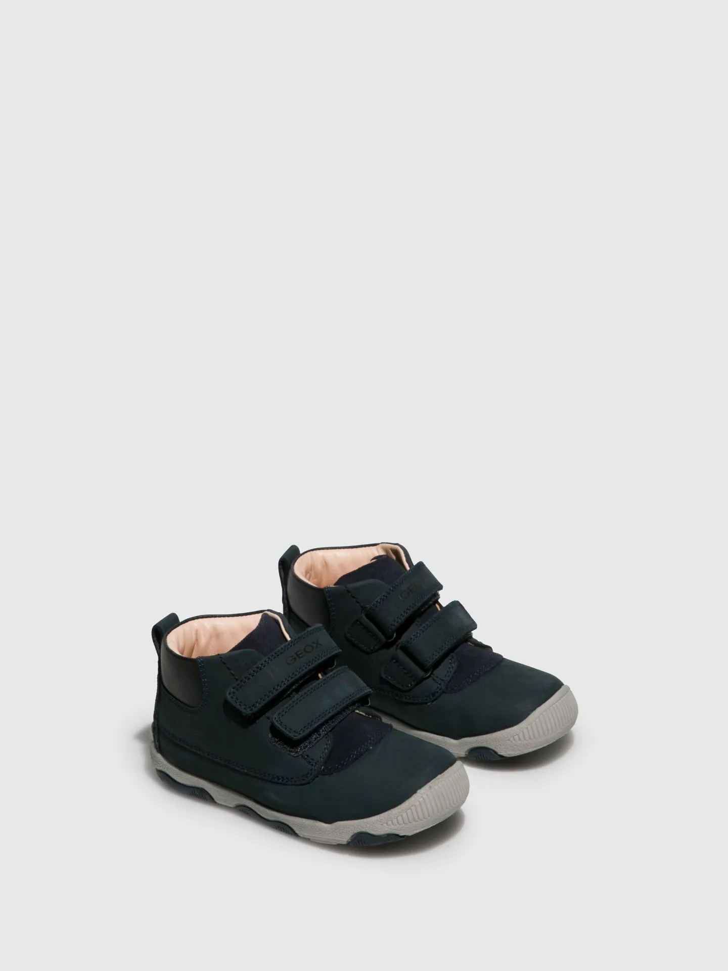 Navy Velcro Boots