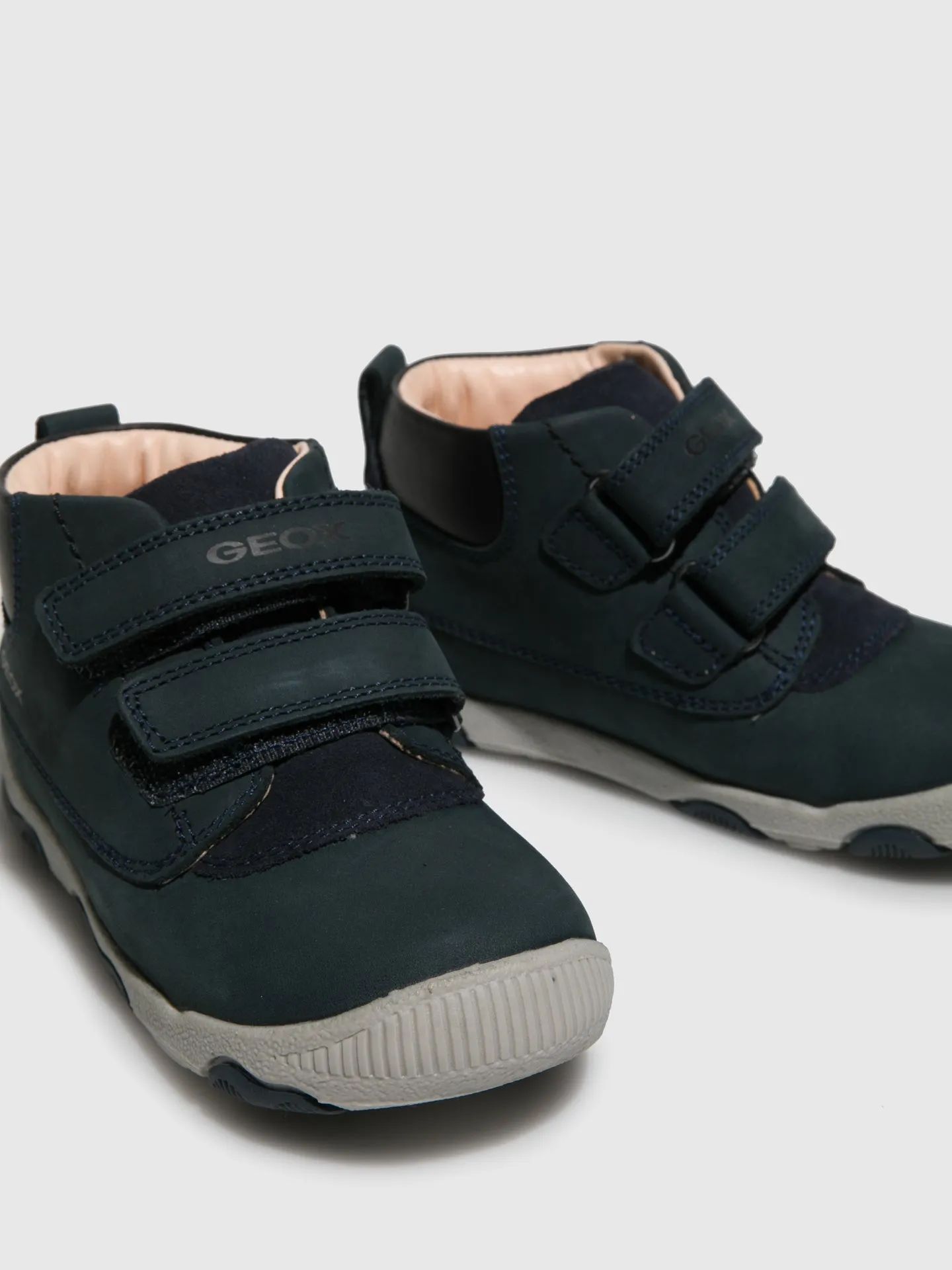 Navy Velcro Boots