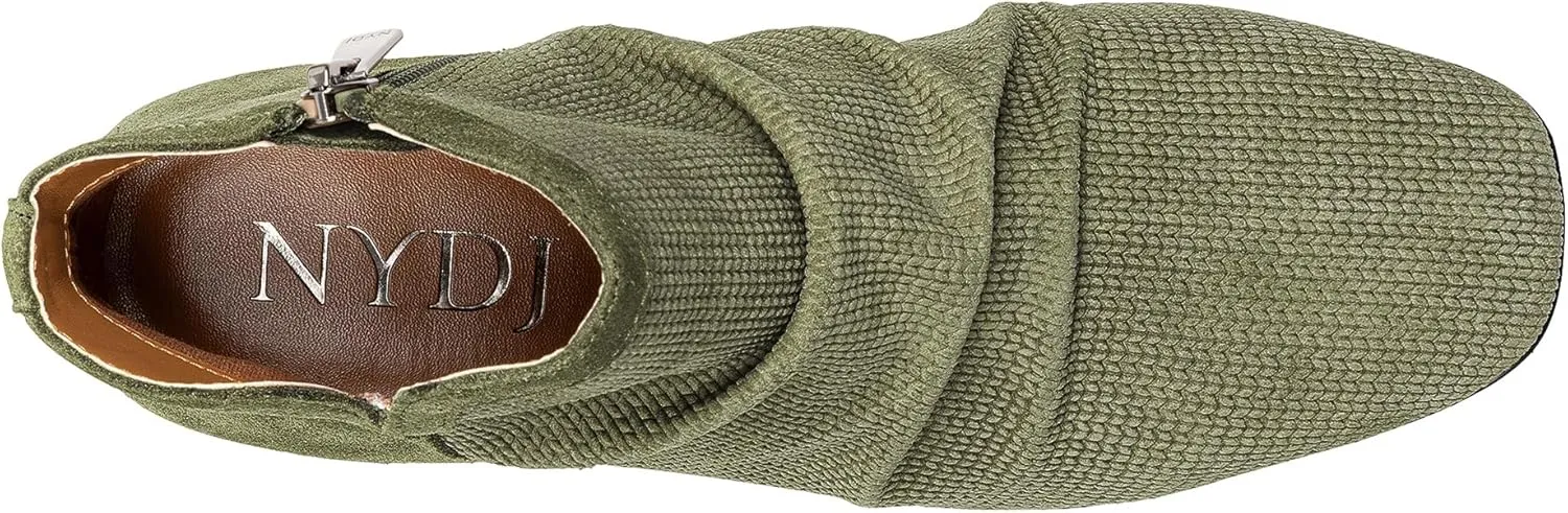 NYDJ Women's Dernnes Embossed Suede Ankle Boot