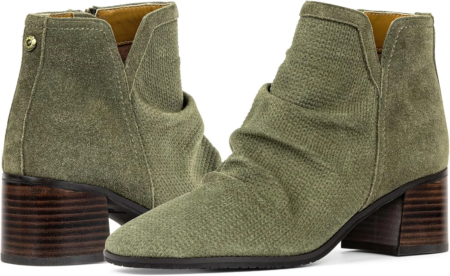 NYDJ Women's Dernnes Embossed Suede Ankle Boot