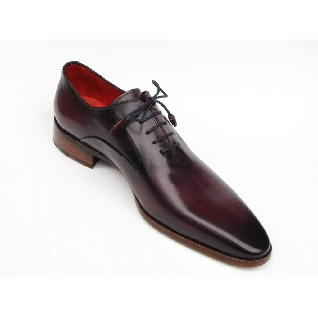 Paul Parkman Men's Plain Toe Oxfords Purple Shoes (ID#019-PURP)