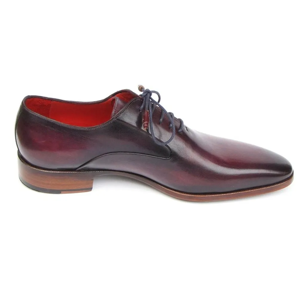 Paul Parkman Men's Plain Toe Oxfords Purple Shoes (ID#019-PURP)