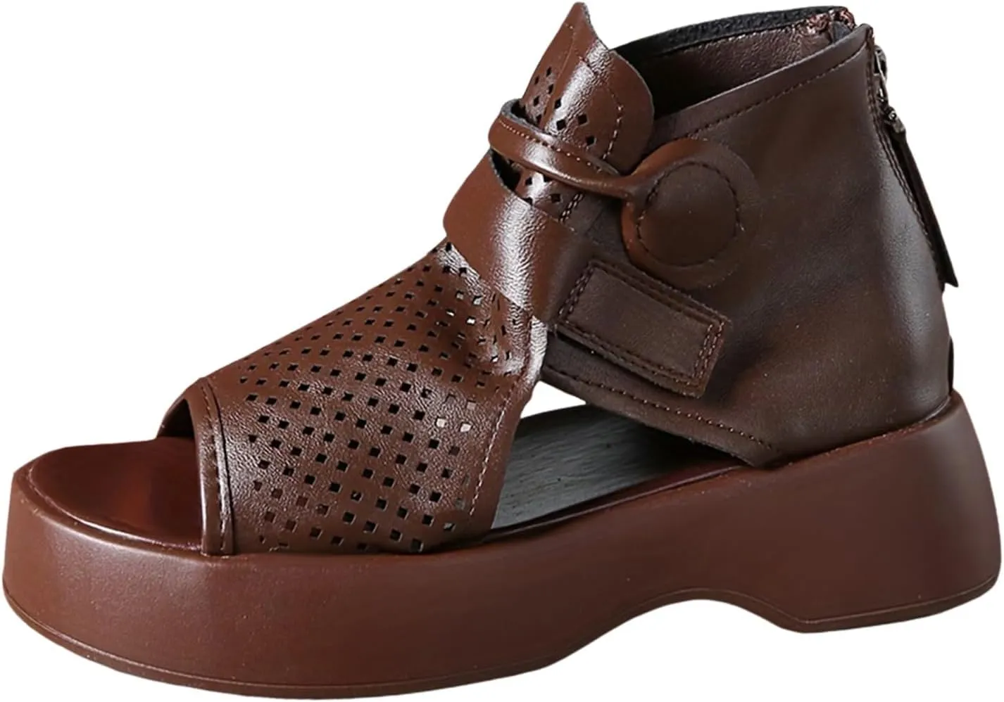 Platform Sandals Women Featuring Foam Cushioned Insoles Women's Platform Sandals Wedge Open Toe Sandals