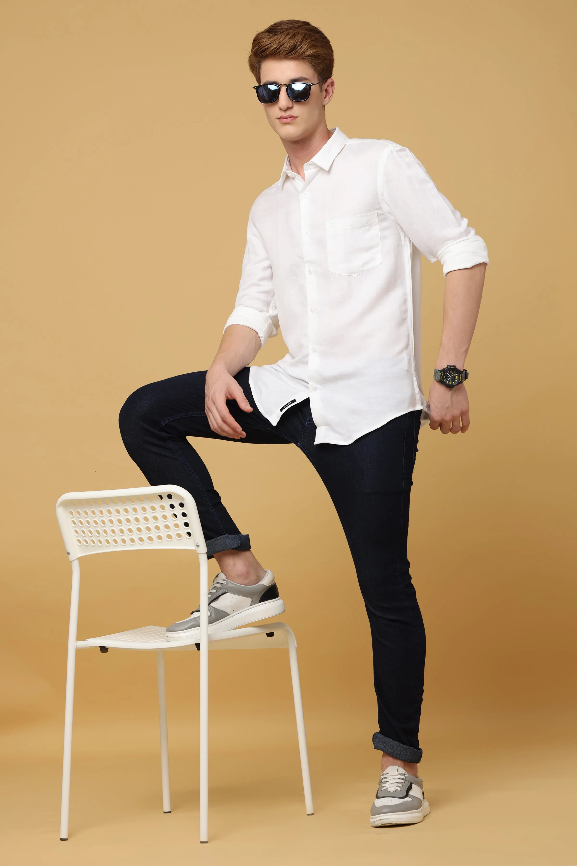 Premium White Cotton Shirt