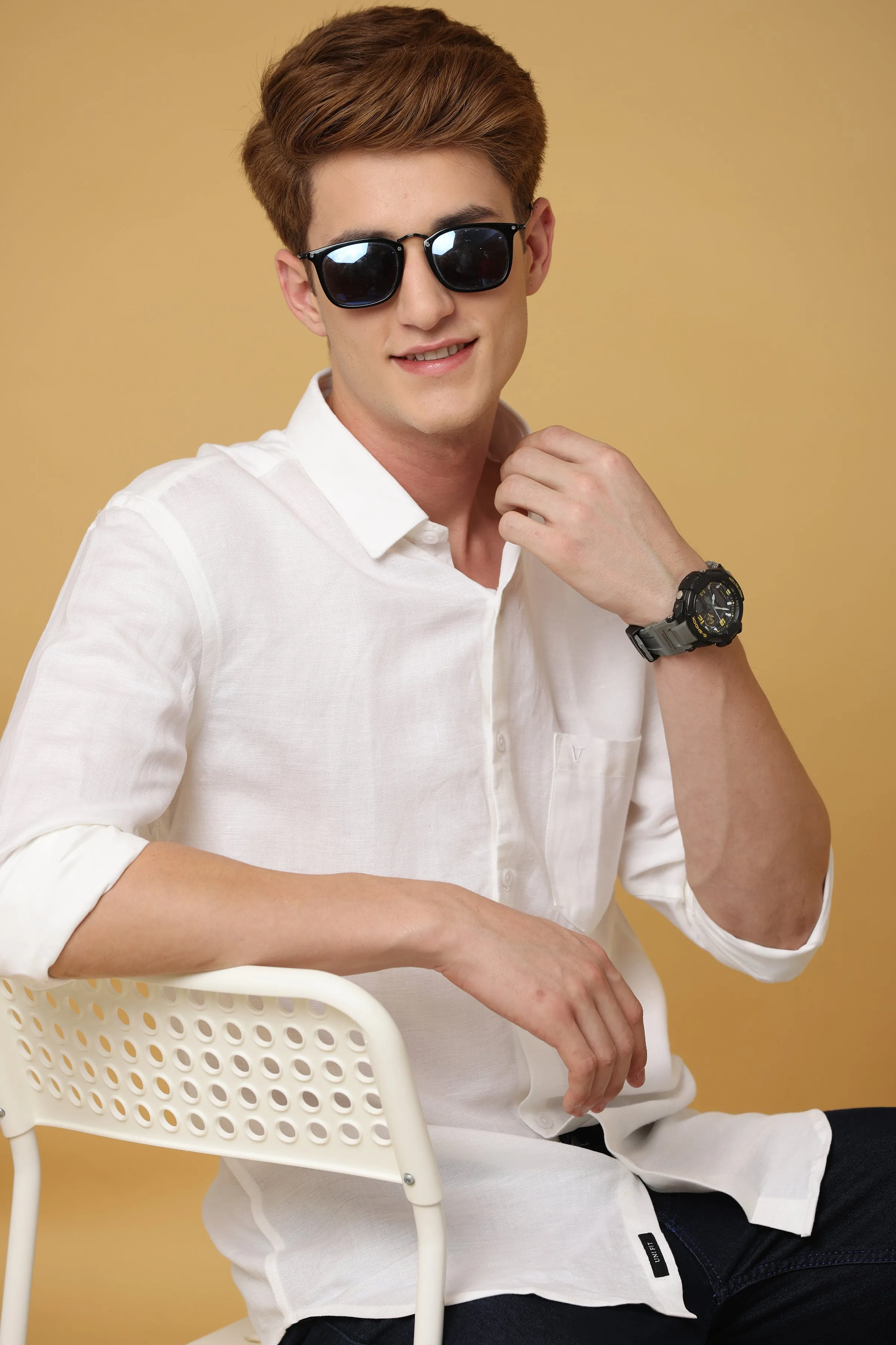 Premium White Cotton Shirt