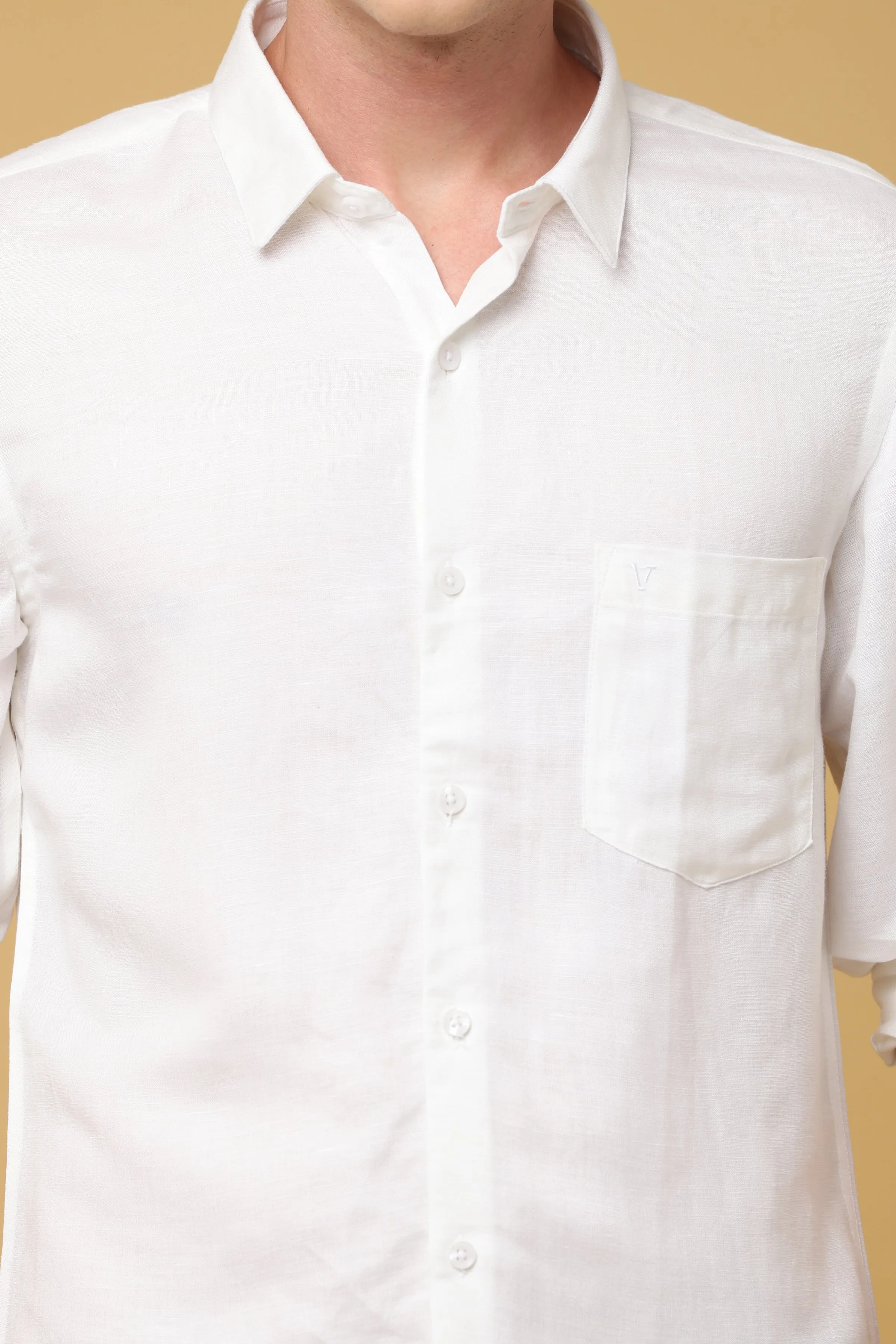 Premium White Cotton Shirt