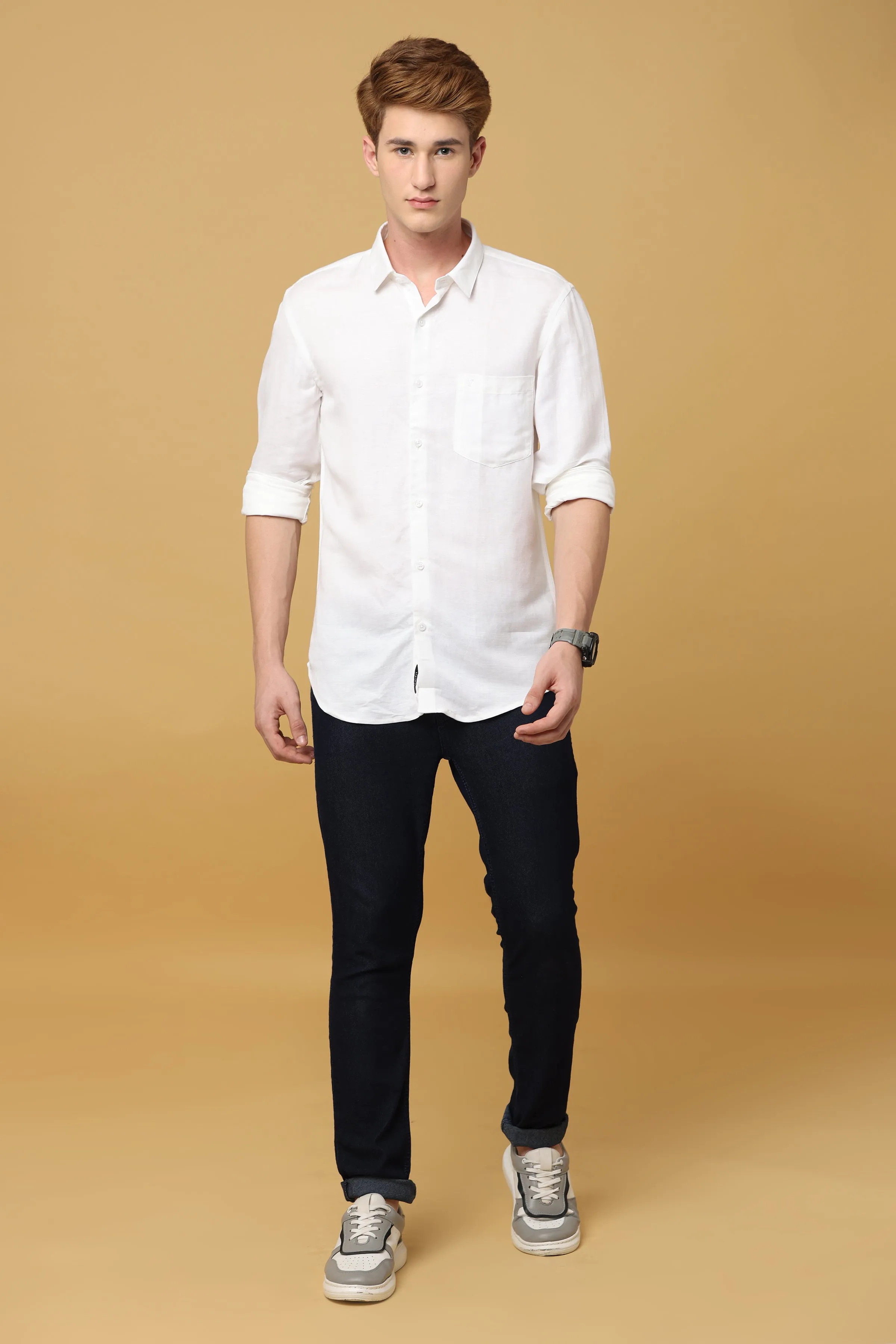Premium White Cotton Shirt