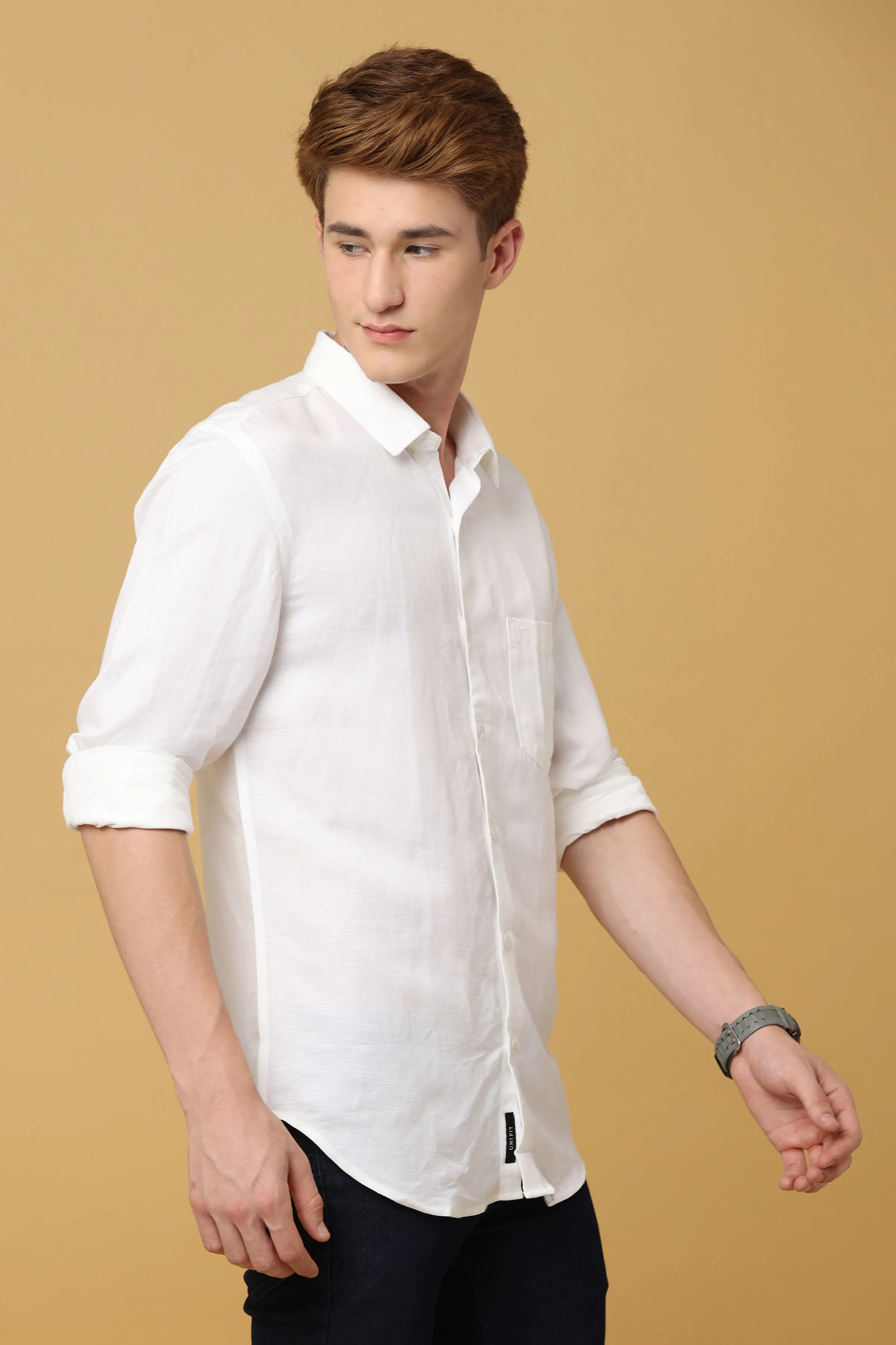 Premium White Cotton Shirt