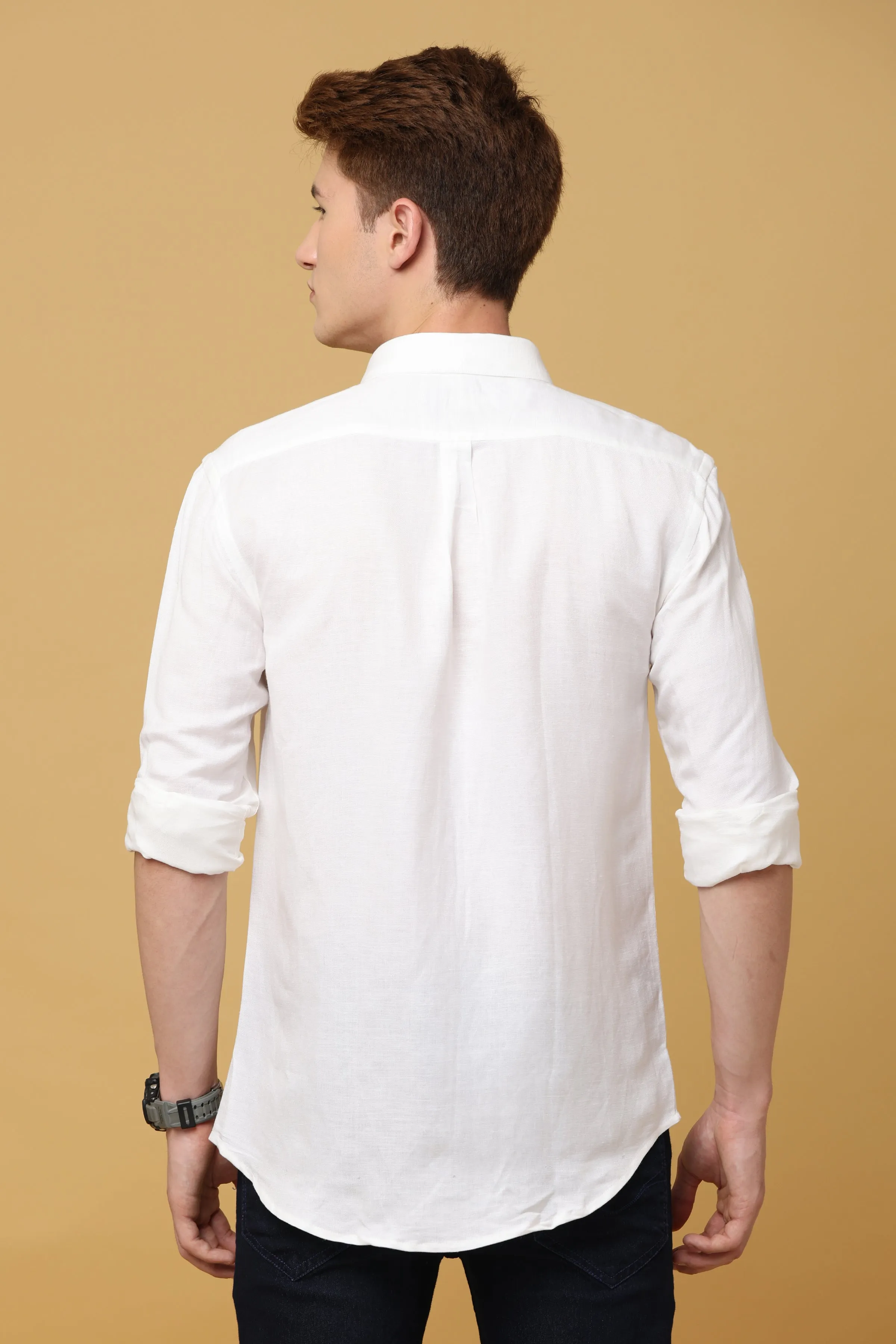 Premium White Cotton Shirt