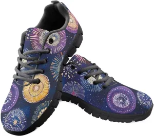 Running Sneakers for Women Soft Lace-Up Tennis Sneakers for Ladies Low-Top Anti-Skid Outdoor Workout Hiking Shoes for Teen Girls US 5-12