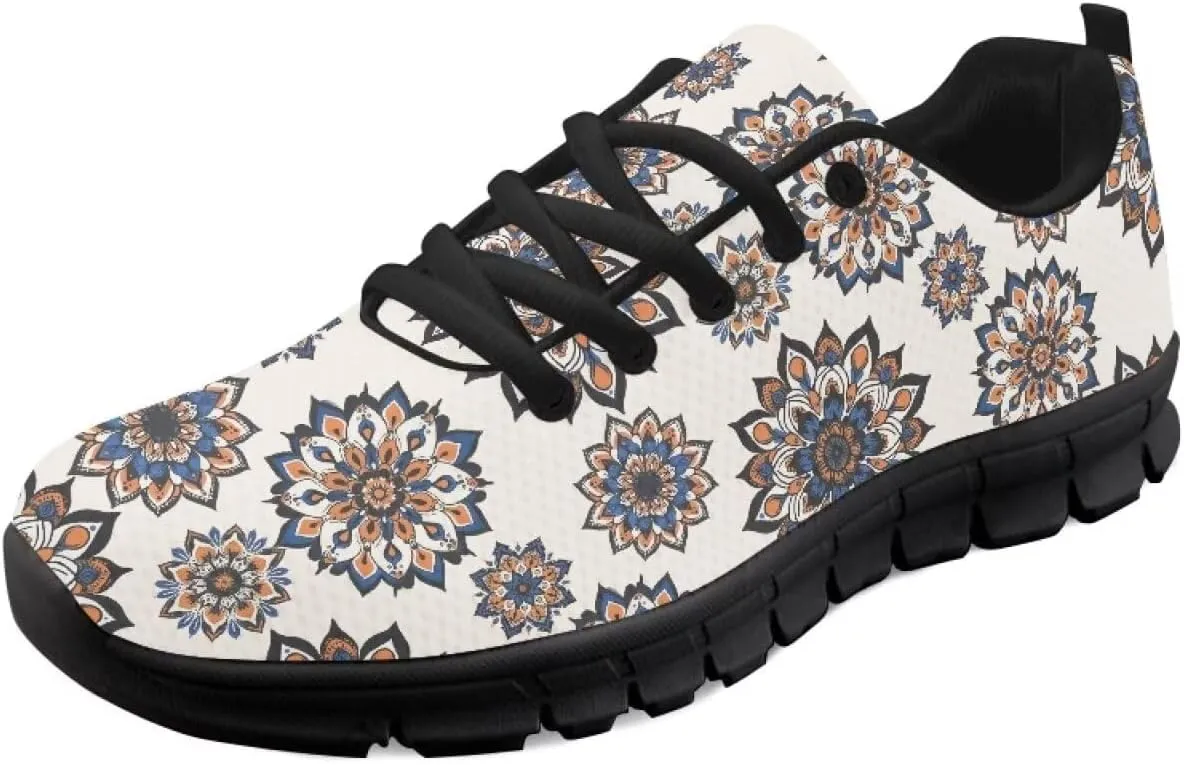 Running Sneakers for Women Soft Lace-Up Tennis Sneakers for Ladies Low-Top Anti-Skid Outdoor Workout Hiking Shoes for Teen Girls US 5-12