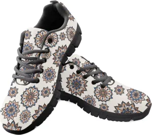 Running Sneakers for Women Soft Lace-Up Tennis Sneakers for Ladies Low-Top Anti-Skid Outdoor Workout Hiking Shoes for Teen Girls US 5-12
