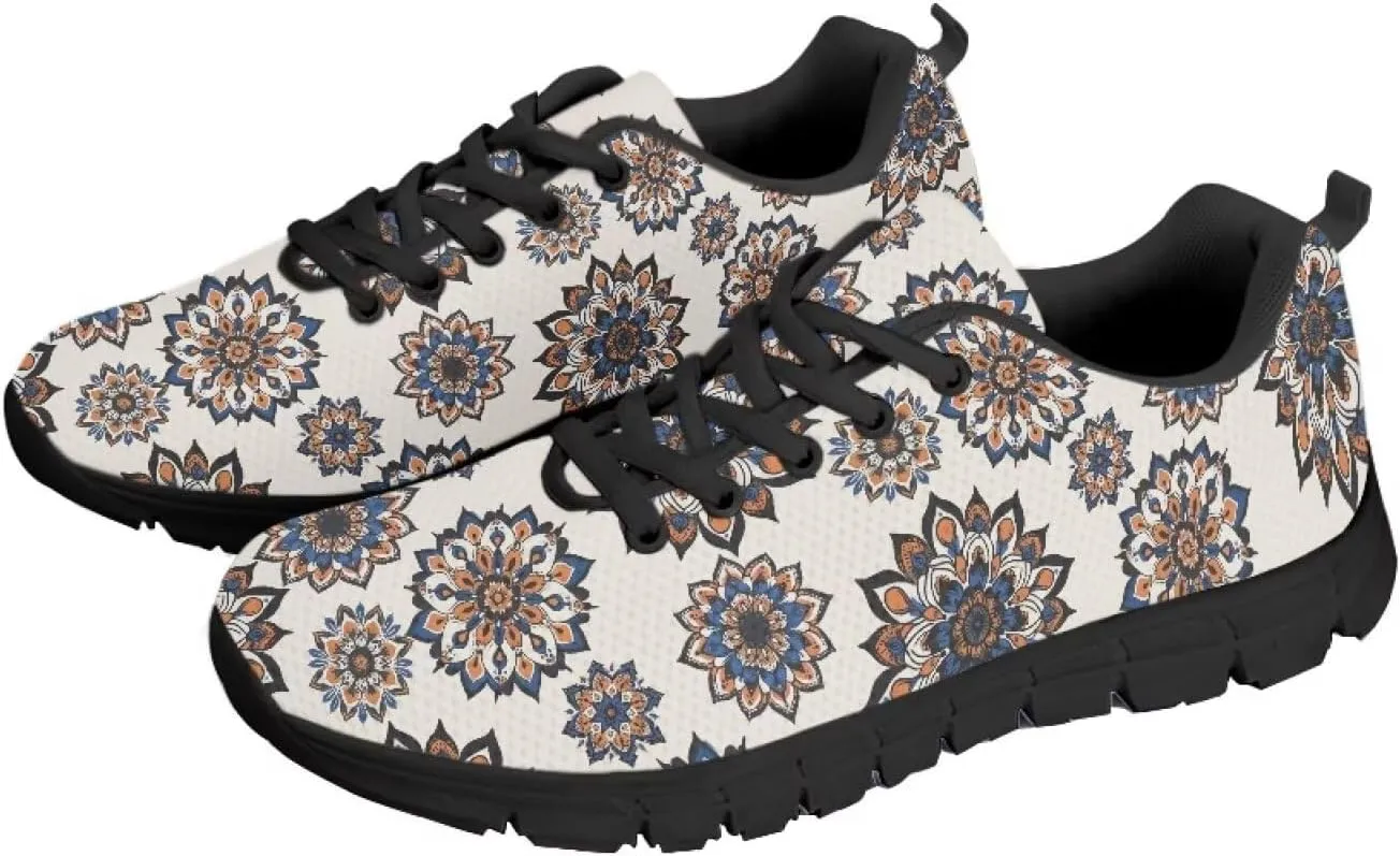 Running Sneakers for Women Soft Lace-Up Tennis Sneakers for Ladies Low-Top Anti-Skid Outdoor Workout Hiking Shoes for Teen Girls US 5-12