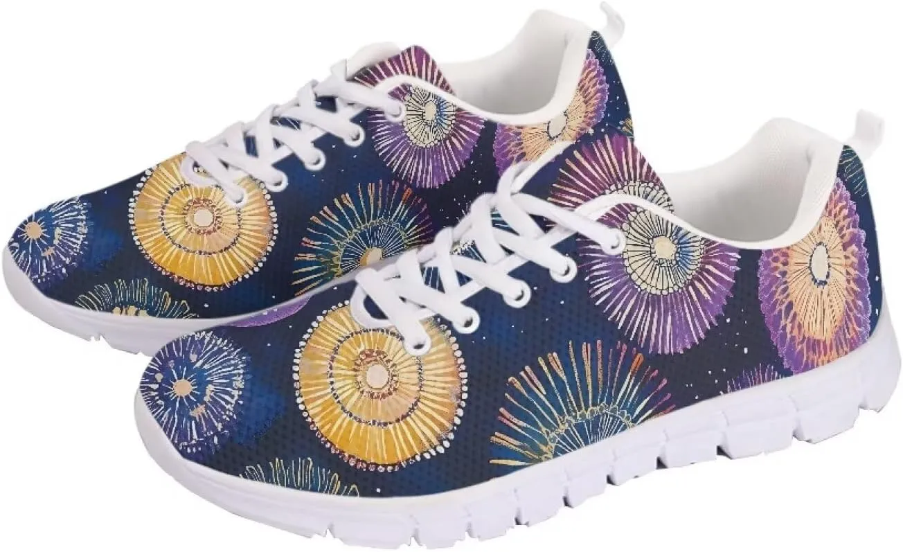 Running Women's Sneakers Cozy Lightweight Workout Non-Slip Walking Sneakers for Womens Lace-Up Breathable Mesh Tennis Shoes for Ladies US 5-12