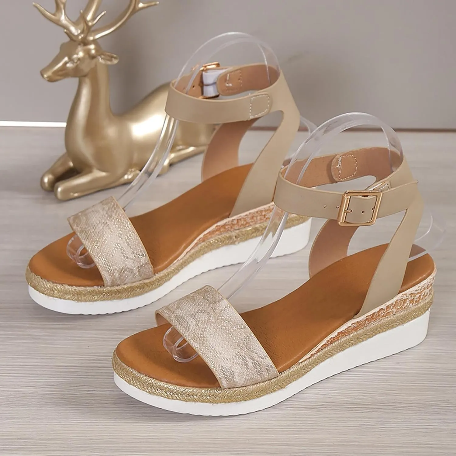 Sandals For Women Open Toes Teen Slippers For Girls Beach Sandal Platform Flats Adjustable Buckle Soft School Shoes