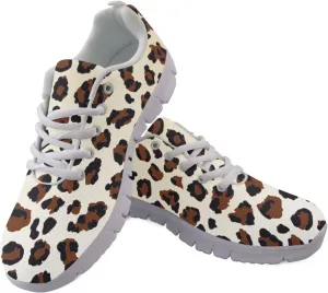 Shoes Women Casual Cozy Tennis Walking Athletic Sneakers Workout Lace-Up Breathable Lightweight Exercise Shoes for Ladies US 5-12