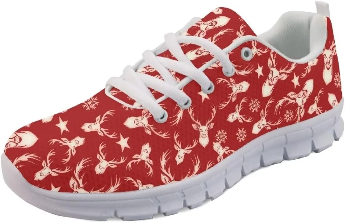 Shoes Women Casual Cozy Tennis Walking Athletic Sneakers Workout Lace-Up Breathable Lightweight Shoes for Ladies US 5-12