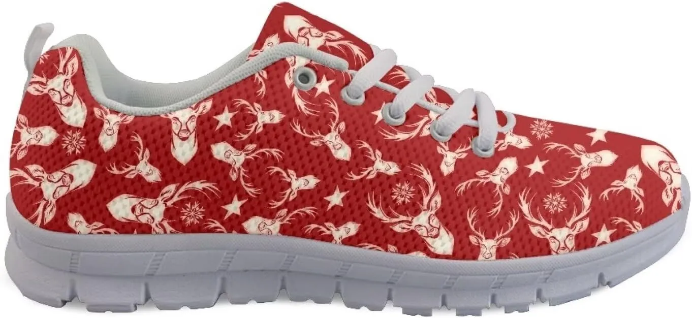 Shoes Women Casual Cozy Tennis Walking Athletic Sneakers Workout Lace-Up Breathable Lightweight Shoes for Ladies US 5-12