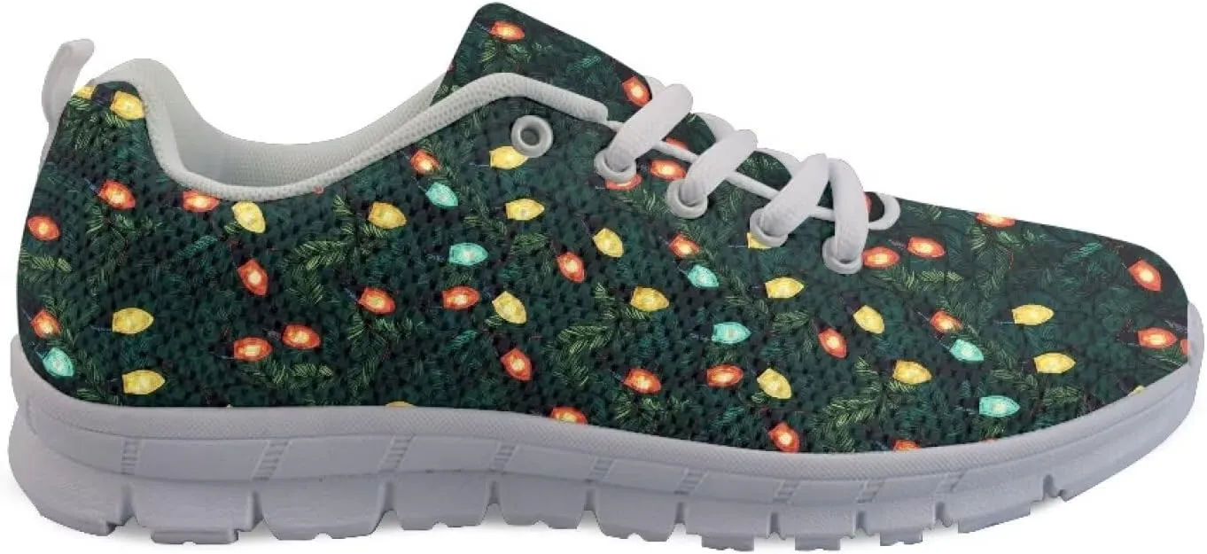 Shoes Women Casual Cozy Tennis Walking Athletic Sneakers Workout Lace-Up Breathable Lightweight Shoes for Ladies US 5-12