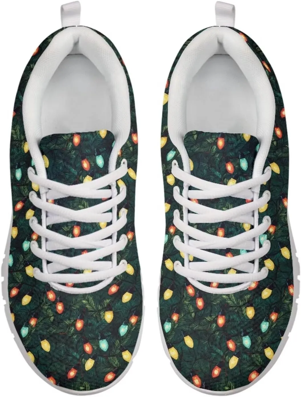 Shoes Women Casual Cozy Tennis Walking Athletic Sneakers Workout Lace-Up Breathable Lightweight Shoes for Ladies US 5-12