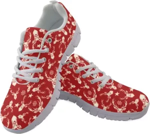 Shoes Women Casual Cozy Tennis Walking Athletic Sneakers Workout Lace-Up Breathable Lightweight Shoes for Ladies US 5-12