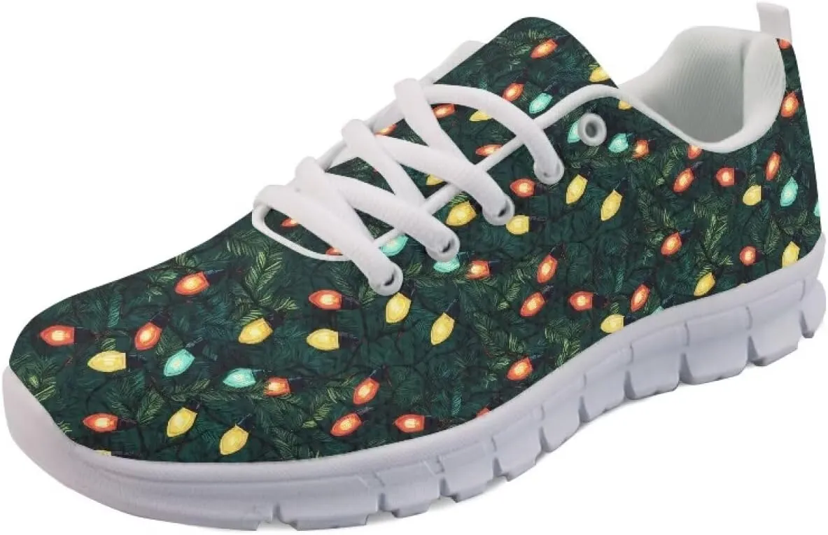 Shoes Women Casual Cozy Tennis Walking Athletic Sneakers Workout Lace-Up Breathable Lightweight Shoes for Ladies US 5-12