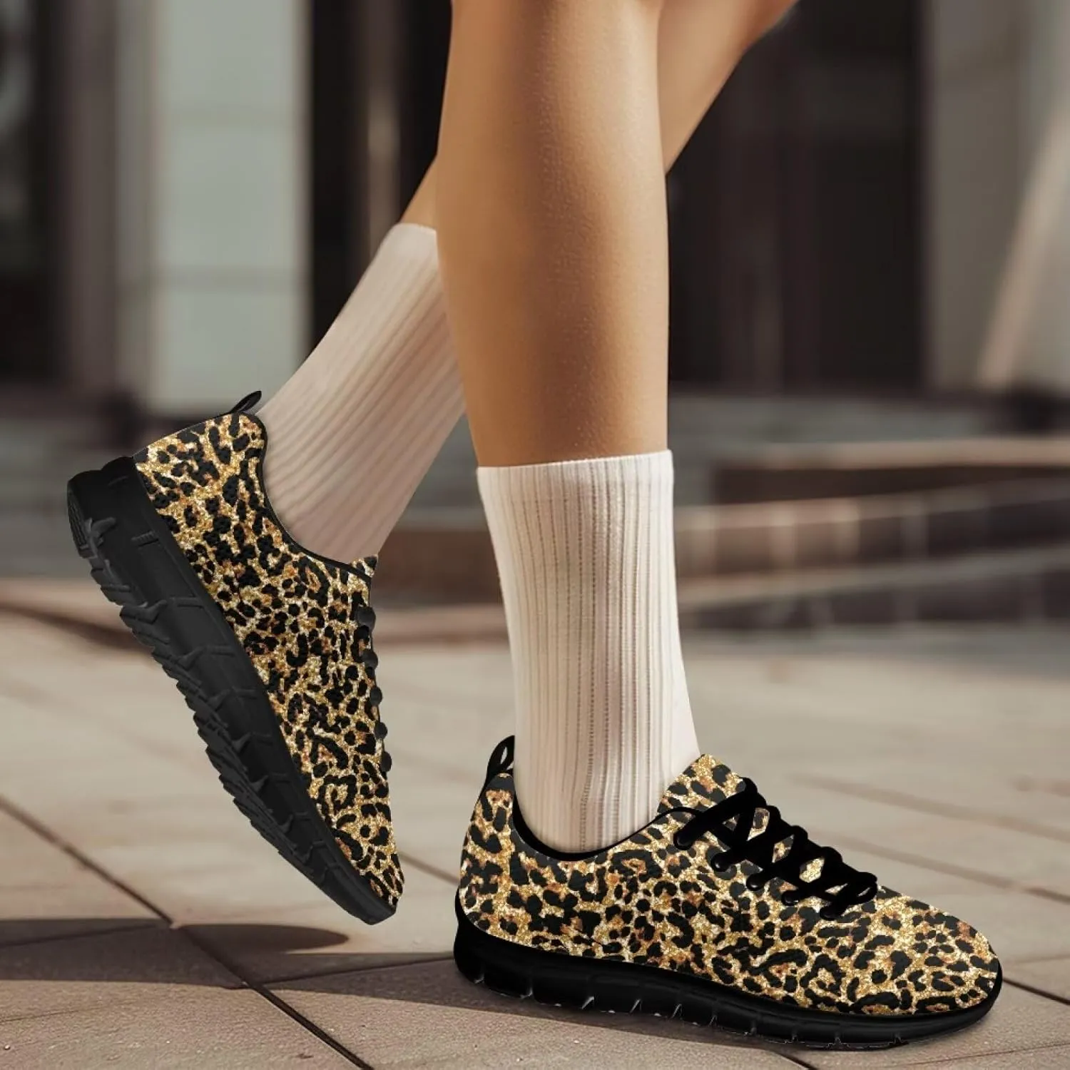 Shoes Women Cozy Low Cut Lace-Up Tennis Athletic Sneakers Breathable Workout Lightweight Outdoor Exercise Walking Shoes for Ladies US 5-12