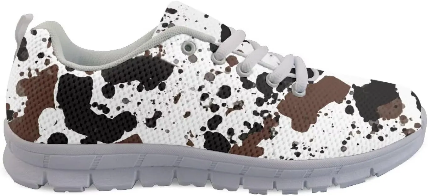 Sneakers Women Comfortable Lace Up Flat Athletic Workout Hiking Shoes Women Non-Slip Holiday Exercise Running Sneakers Ladies US 5-12