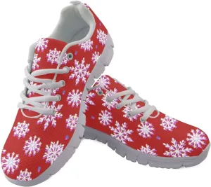 Sneakers Women Comfortable Lace Up Flat Athletic Workout Hiking Shoes Women Non-Slip Holiday Exercise Running Sneakers Ladies US 5-12