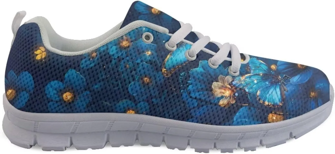 Sneakers Women Comfortable Lace Up Flat Athletic Workout Hiking Shoes Women Non-Slip Holiday Exercise Running Sneakers Ladies US 5-12