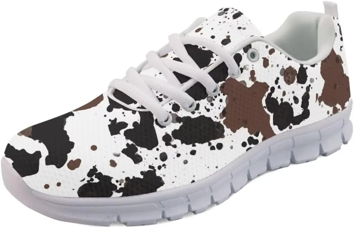 Sneakers Women Comfortable Lace Up Flat Athletic Workout Hiking Shoes Women Non-Slip Holiday Exercise Running Sneakers Ladies US 5-12