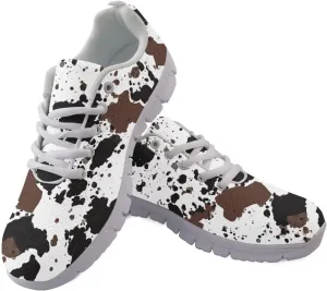 Sneakers Women Comfortable Lace Up Flat Athletic Workout Hiking Shoes Women Non-Slip Holiday Exercise Running Sneakers Ladies US 5-12