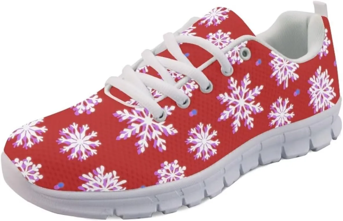 Sneakers Women Comfortable Lace Up Flat Athletic Workout Hiking Shoes Women Non-Slip Holiday Exercise Running Sneakers Ladies US 5-12