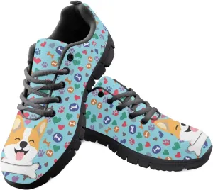 Sneakers Women Comfortable Non-Slip Breathable Lace Up Road Running Shoes for Women Tennis Workout Holiday Sneakers US 5-12