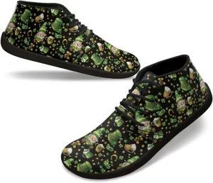 St. Patrick's Day Wide Toe Box Barefoot Shoes for Men Walking Sneaker Stylish Non Slip Zero Drop Sole Running Footwear