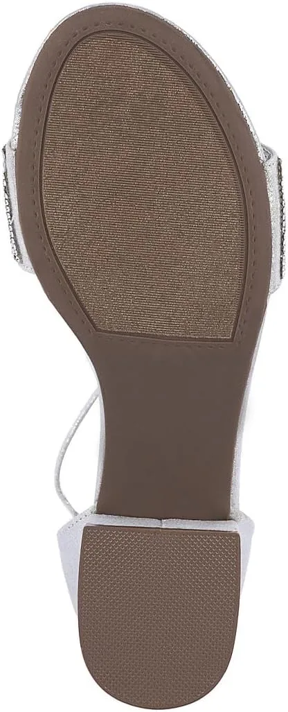 Sugar Women's Block Heel Sandals  Open Toe, Ankle Strap, Comfortable Dress Shoes for Weddings & Casual Wear