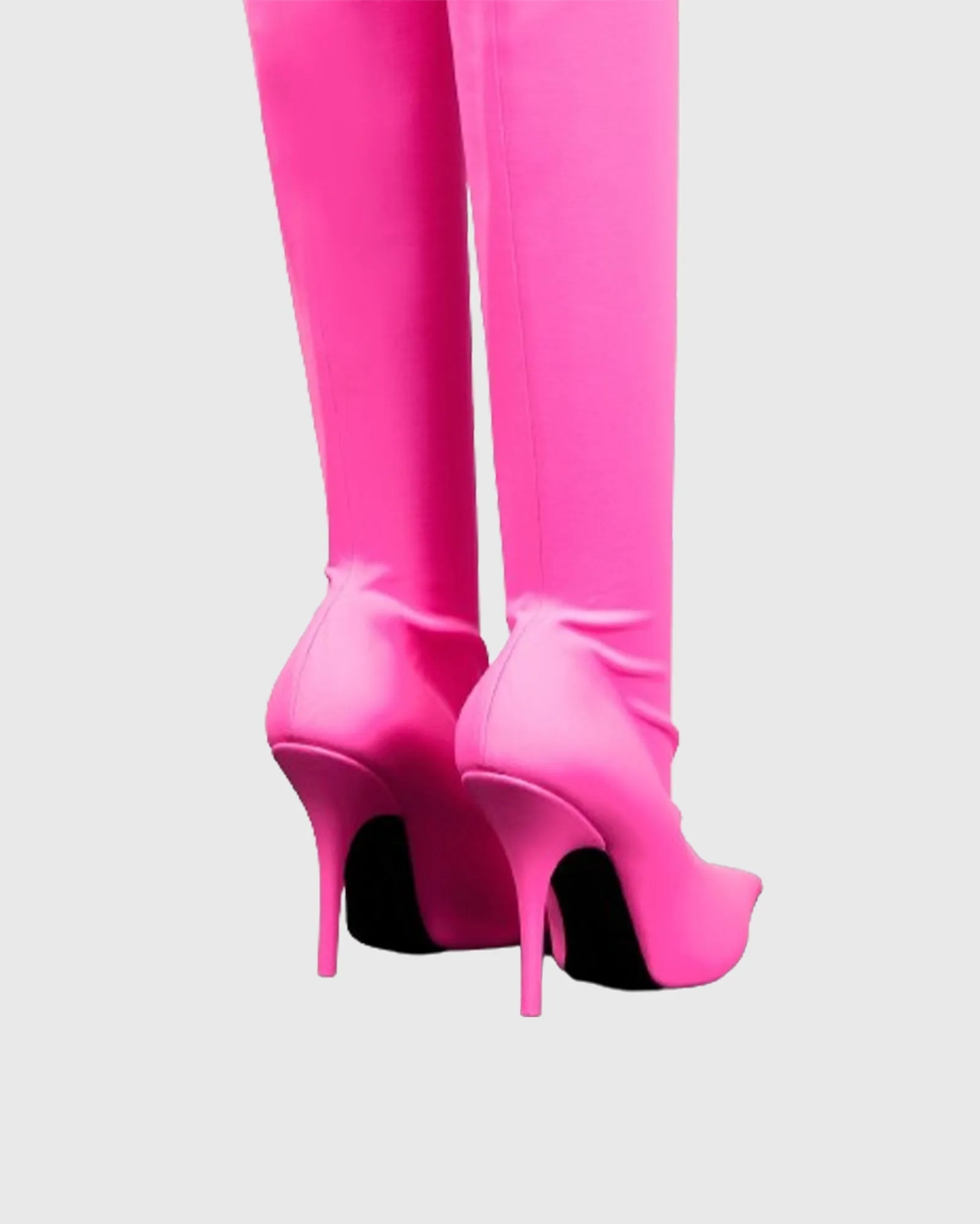 Tersa Over The Knee Boots In Pink