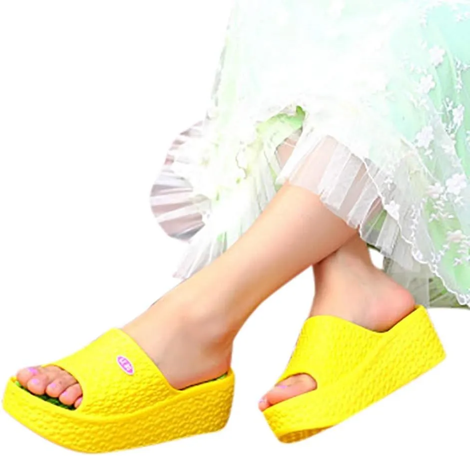 Thick Soles Fashion Women Summer Sandals Platform Shoes Beach Hole Shoes Slippers Women Womens Boot Slippers Memory Foam