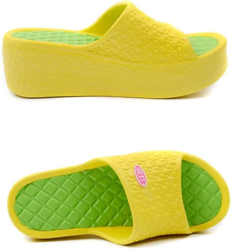 Thick Soles Fashion Women Summer Sandals Platform Shoes Beach Hole Shoes Slippers Women Womens Boot Slippers Memory Foam
