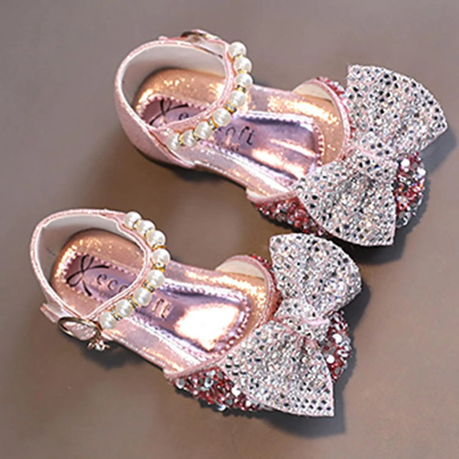 Toddler Flip Flops Girl Fashion Spring And Summer Girls Sandals Dress Dance Show Shoes Rhinestone Sandal Y3
