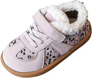 Toddler Girls Lightweight Breathable Sneakers Athletic Tennis Shoes for Running Walking Non Slip Snow Ankle Boots