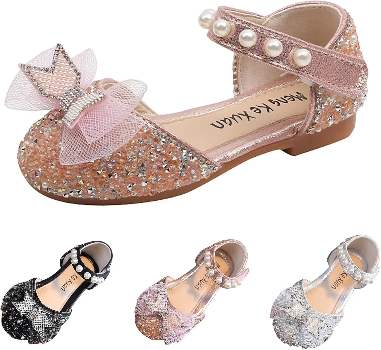 Toddler Glitter Sandals Fashion Spring And Summer Girls Sandals Party Dress Dance Show Kids Dress Sandals Girls